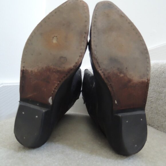 Ladies Cowboy Boots Size 8M Black Leather Western Boot by Seychelles - Picture 14 of 14